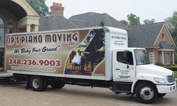 Piano moving truck